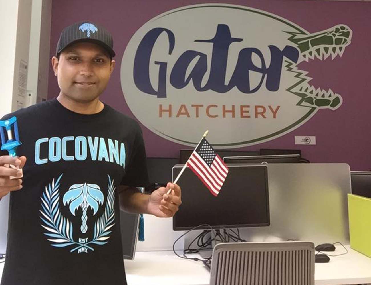 Cocovana Joins the University of Florida Gator Hatchery Incubator UF Coconut Twist Sheldon Barrett Memorial Day 2015 America