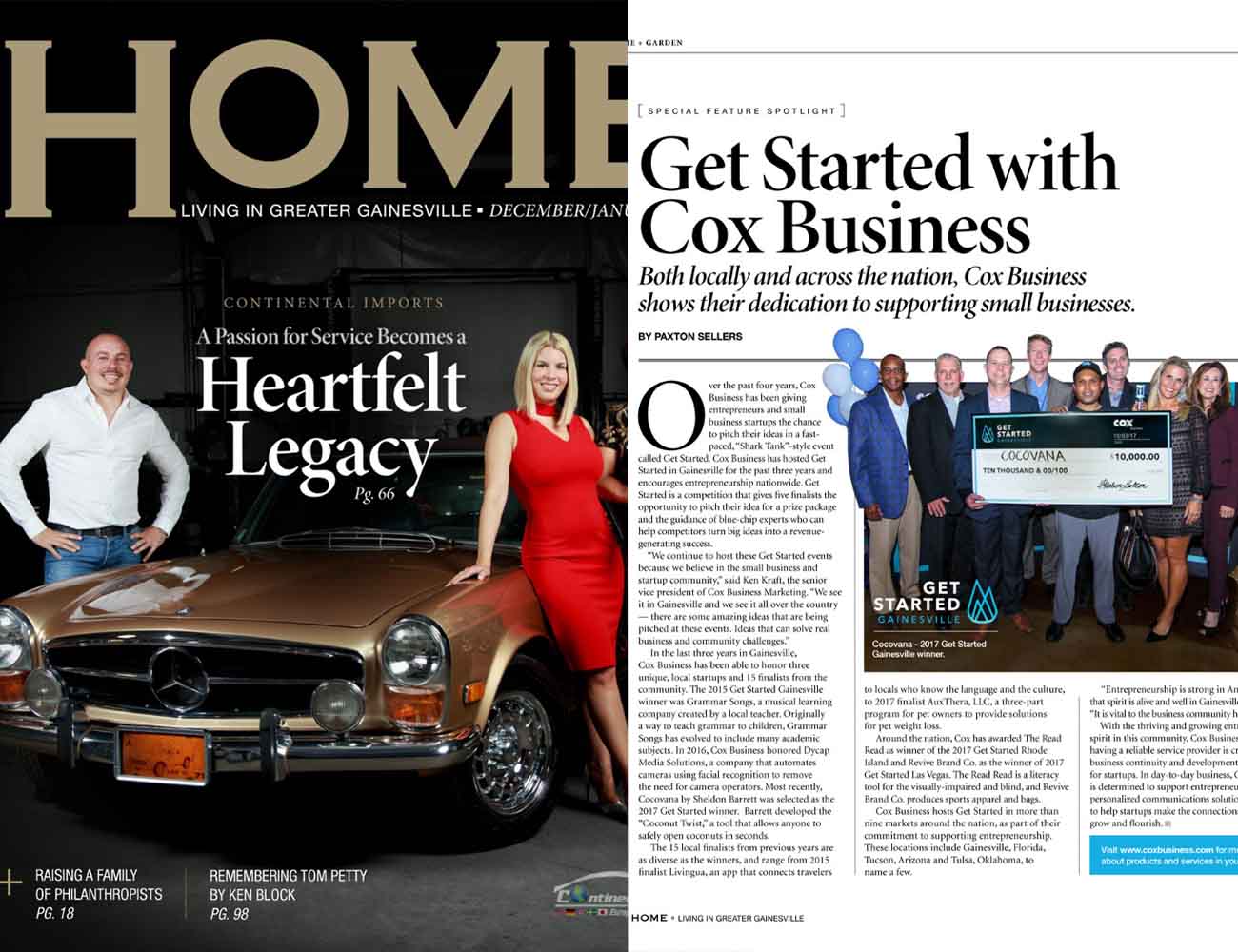 Cocovana Sheldon Barrett 2017 Get Started Gainesville Pitch Competition Cox Business Communications Check Coconut Twist Living In Greater Gainesville Magazine